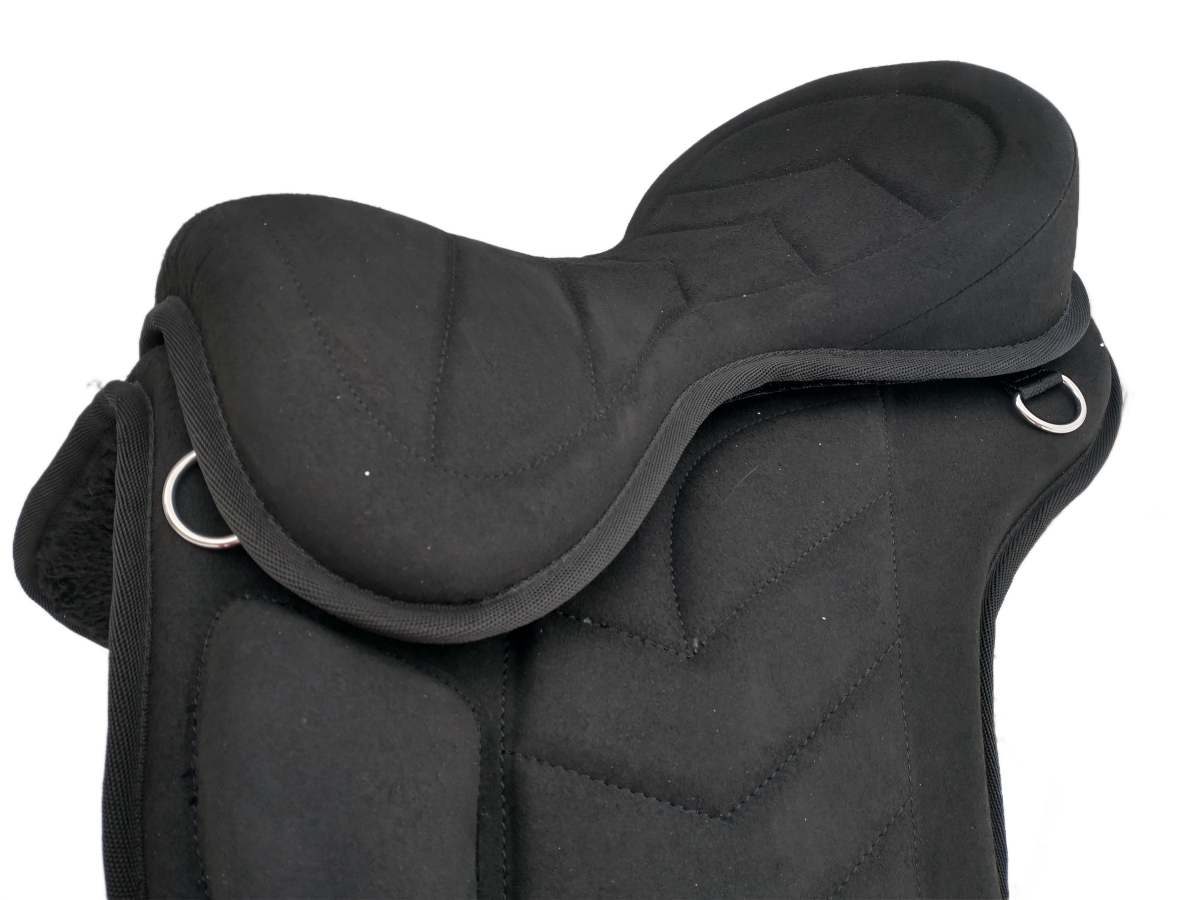 Cozy bomløs ponysadel i microsuede - Billede 2